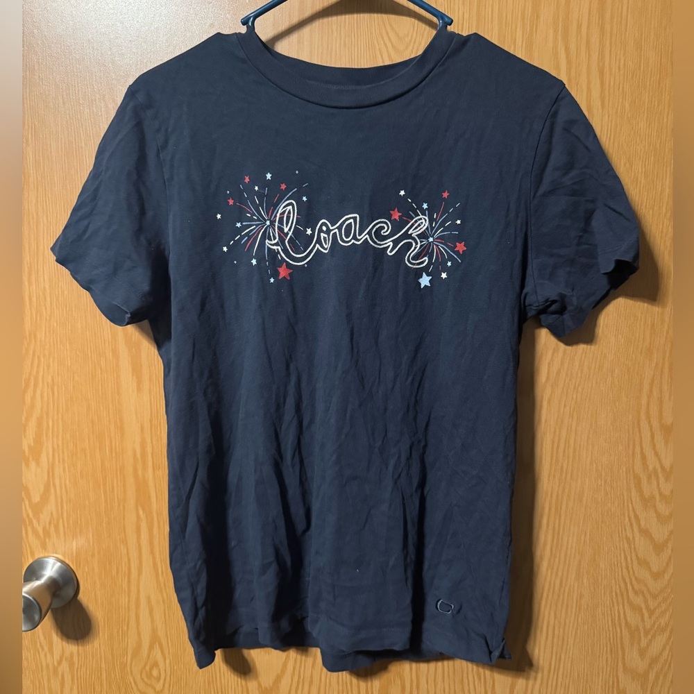 Coach Navy Blue T-shirt